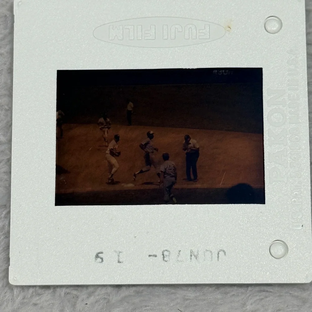 Fuji Film Vintage Baseball Slides 1978 Lot of 17 Action Shots Stadium Photos